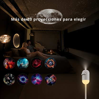 NebulaLux™ – Proyector Estelar 2 en 1 HD Con Infinitas Proyecciones